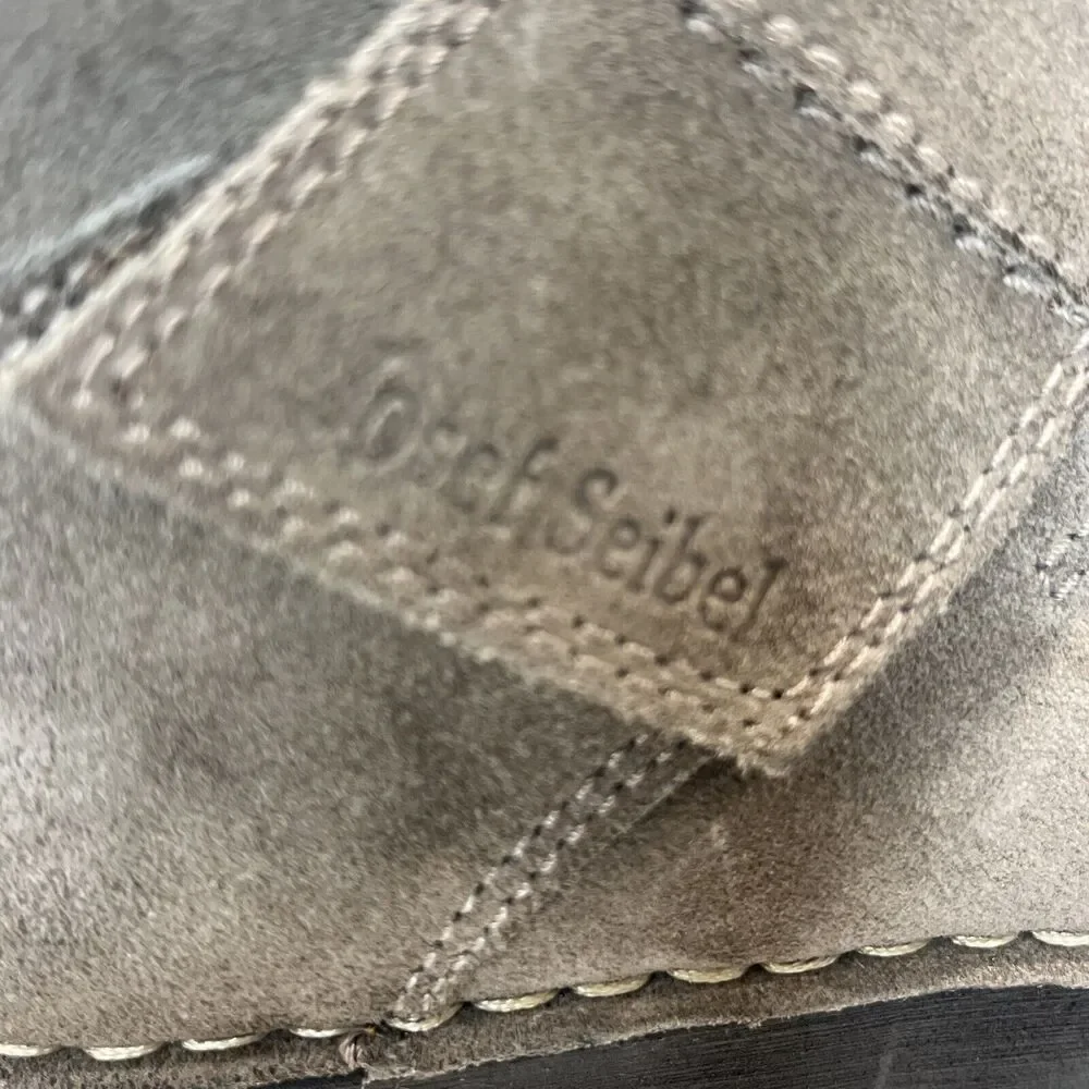 Josef Seibel NEW Calais 53 EU 37 US 6 -6.5 Taupe Comfort Ankle Boots Suede‎